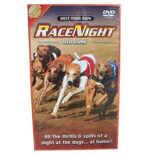 New Cheatwell RaceNight Greyhound Racing DVD Party Game Sealed 2000s NEW sealed